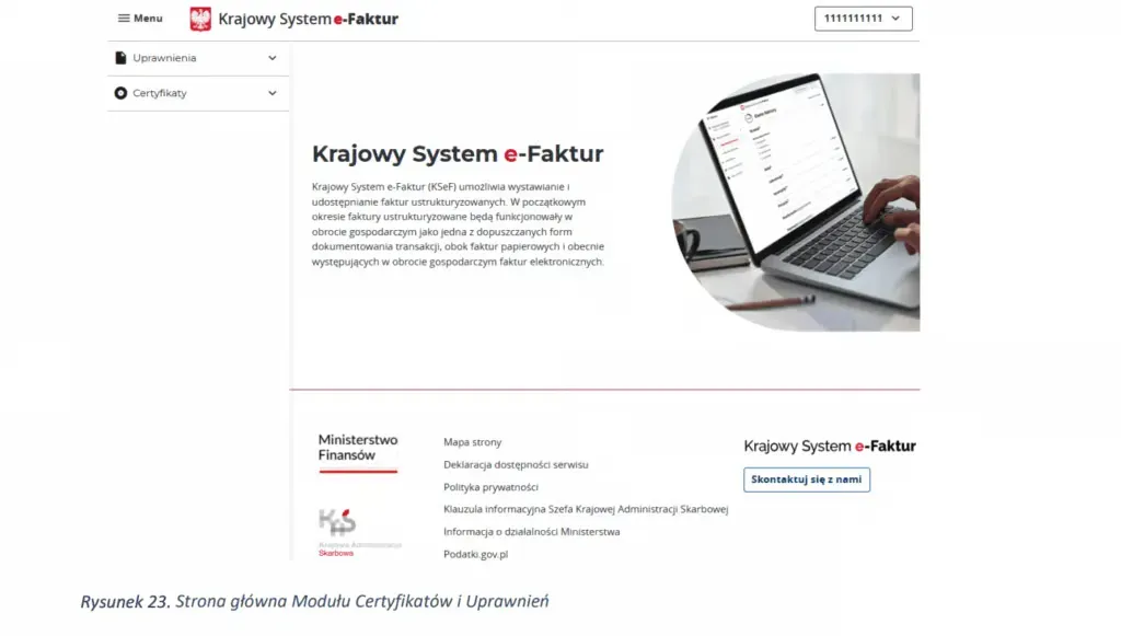 Main screen of the MCU Module